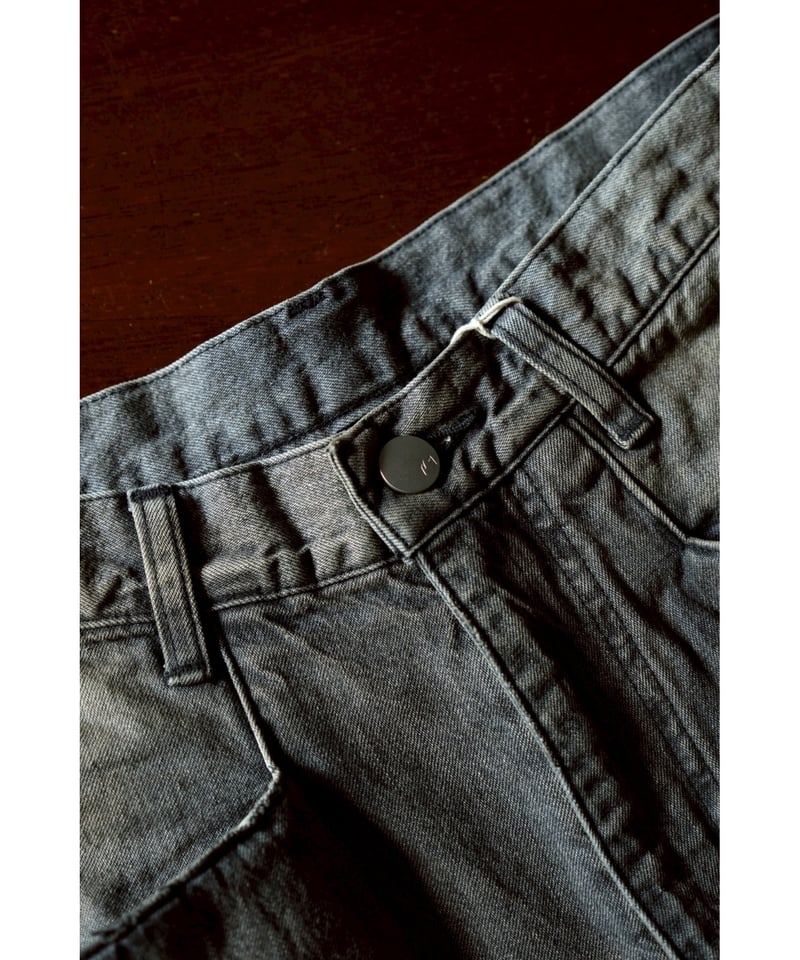 ANCELLM DENIM WIDE SLACKS | MusterWerk Sud.