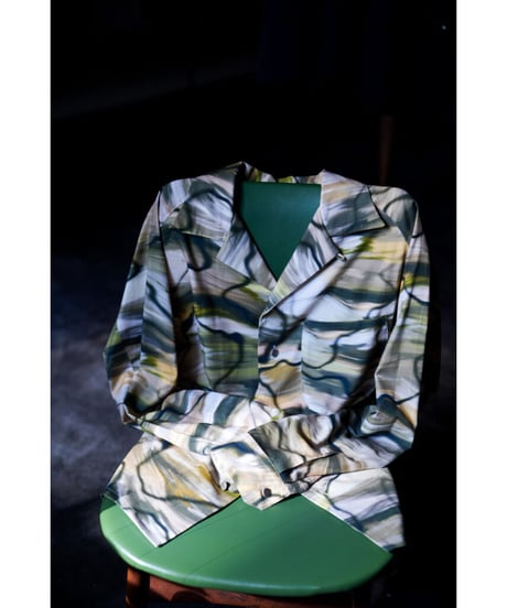 m's braque LONG SLEEVE ALOHA SHIRTS
