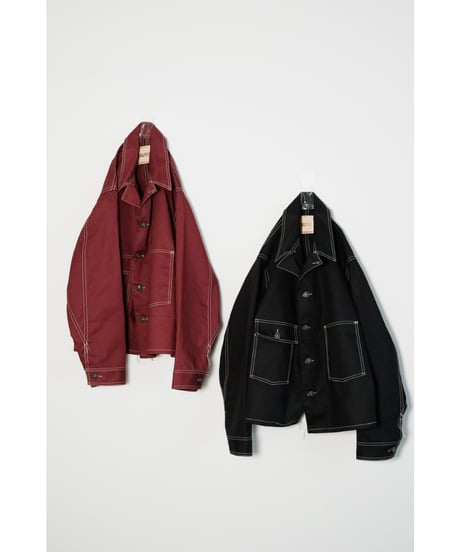 FAUVES "Exclusive" CARPENTER SHORT JACKET - CANVAS -