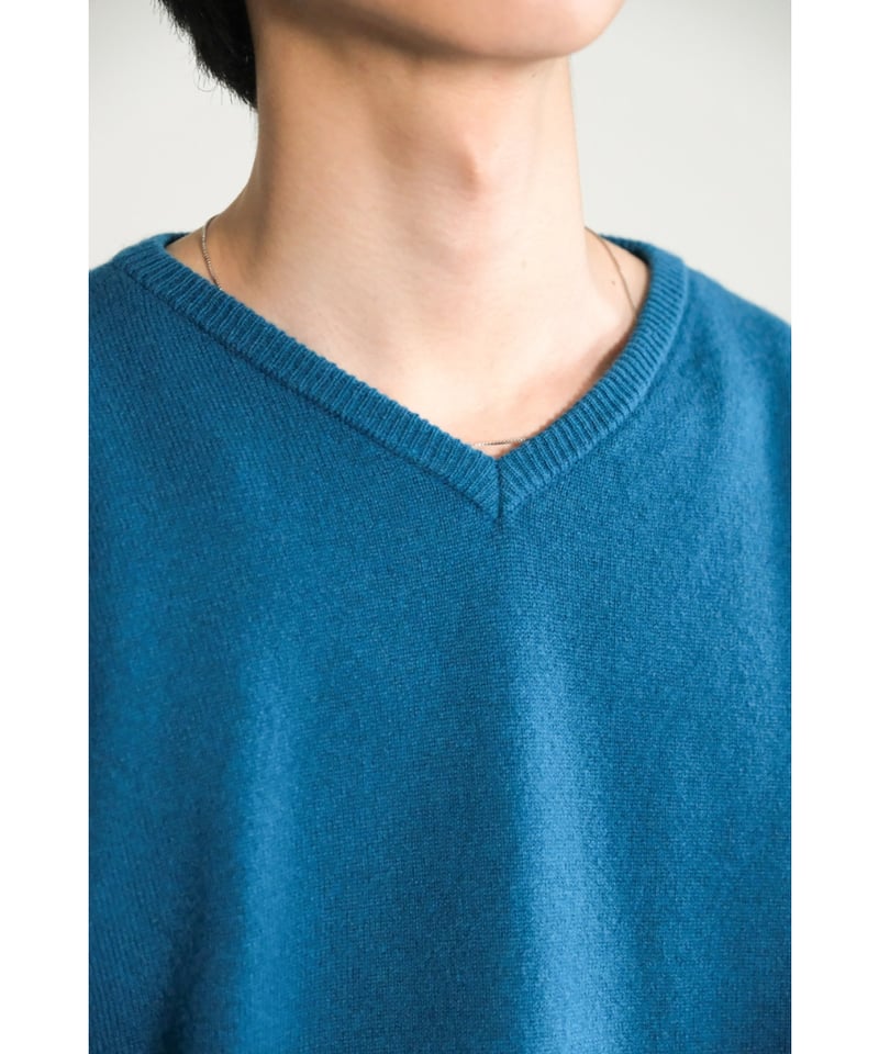 ENCOMING KNITTED V NECK JUMPER | MusterWerk Sud.