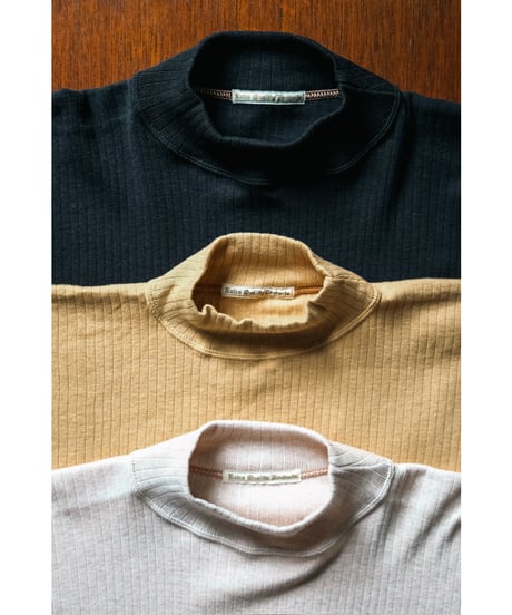 Olde Homesteader "EXTRA COTTON RIB" Mock Neck Short Sleeve