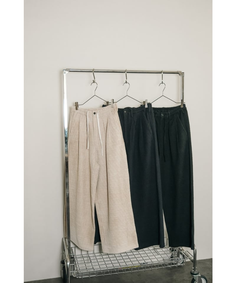 ANCELLM　DYED EASY SLACKS 2023ss 2023SS】 ANCELLM (アンセルム) 