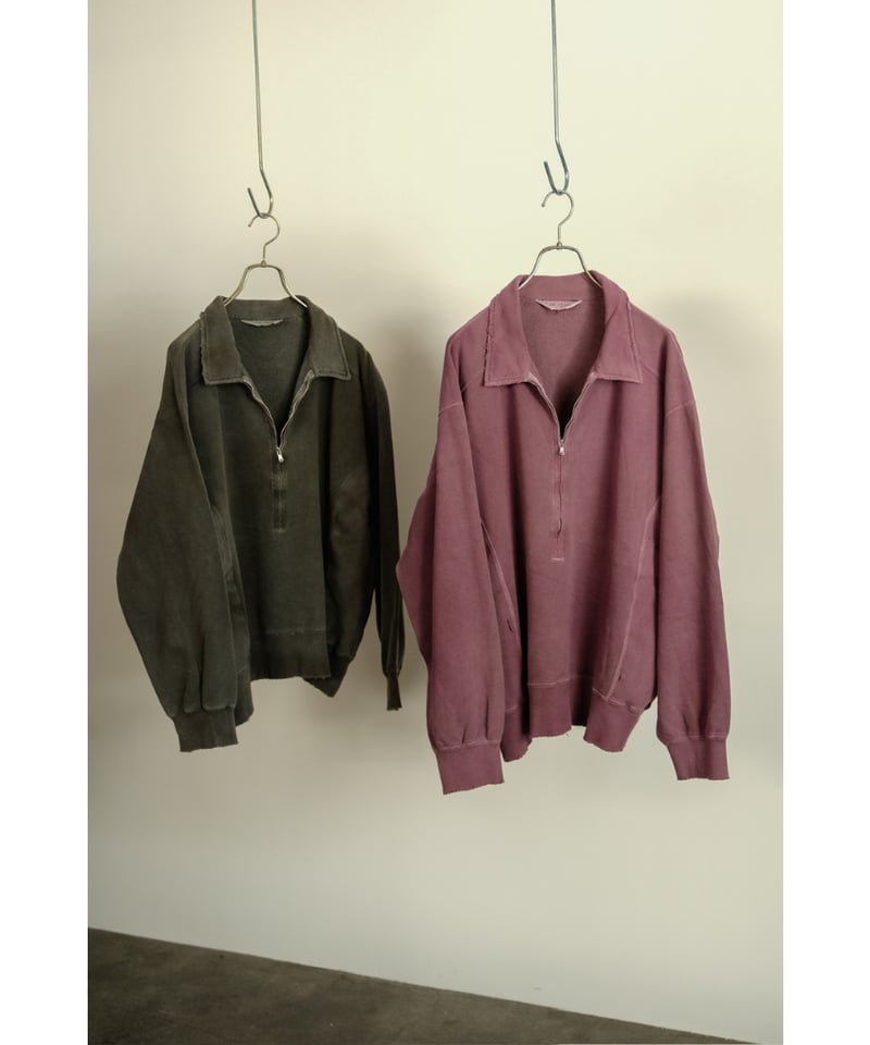 ANCELLM HALF ZIP SWEAT SHIRT | MusterWerk Sud. ANCELLM HALF ZIP SWEAT SHIRT | MusterWerk Sud.