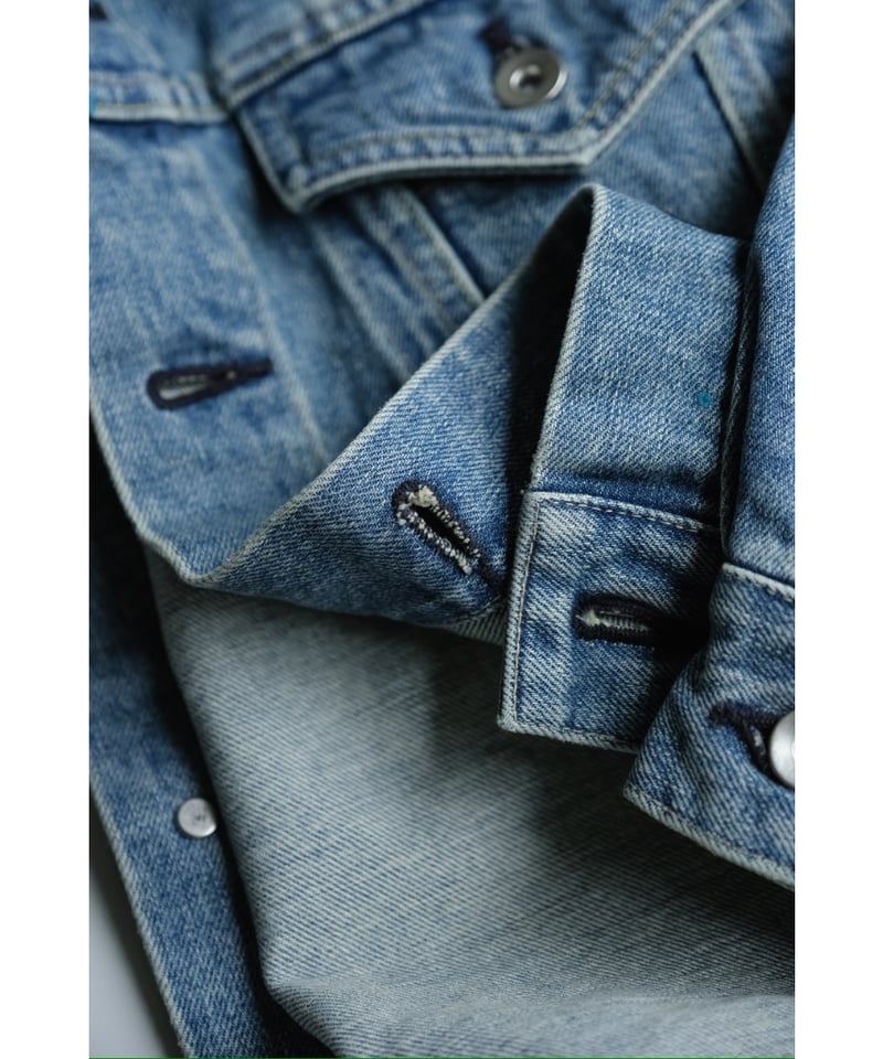 ensou. Erased Jean Jacket-Splash | MusterWerk Sud.