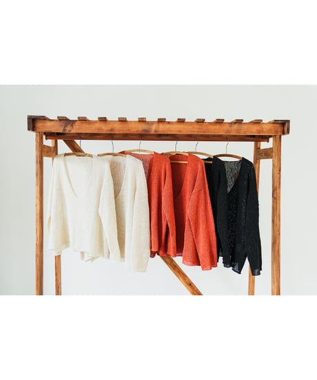 obafer "Exclusive" 和紙 V Neck Pullover