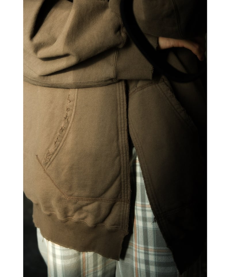 ANCELLM OVER SWEAT COAT HOODIE | MusterWerk Sud. ANCELLM OVER SWEAT COAT HOODIE | MusterWerk Sud.