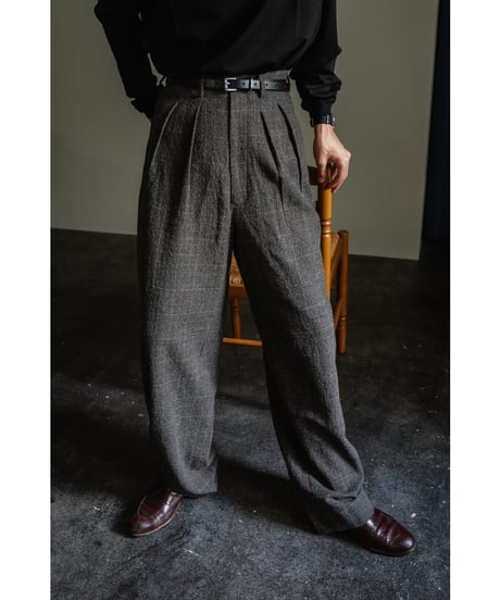 m's braque "Exclusive" TUCKED BAGGY PANTS