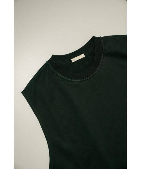 ULTERIOR SUVIN SUEDED TENJIKU SLEEVELESS TEE