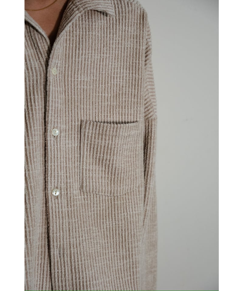 ANCELLM CUT STRIPE SHIRT | MusterWerk Sud.