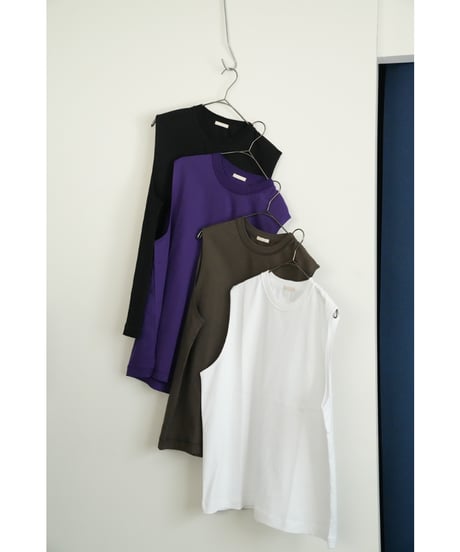 ULTERIOR SUVIN SUEDED TENJIKU SLEEVELESS TEE