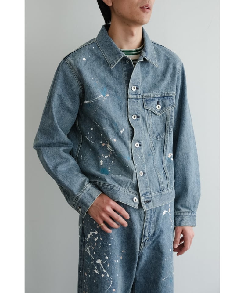 ensou. Erased Jean Jacket-Splash | MusterWerk Sud.