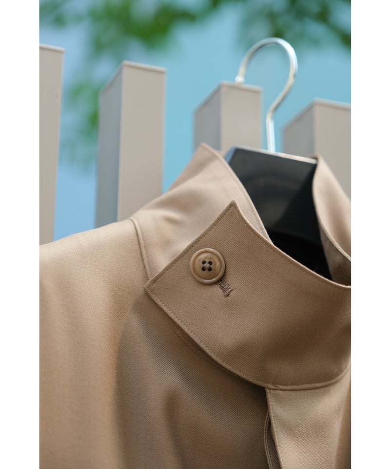 REVERBERATE STAND COLLAR COAT | MusterWerk Sud.