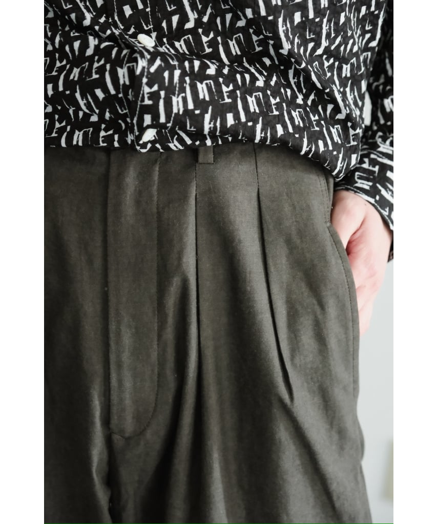 m's braque TUCKED BAGGY PANTS | MusterWerk Sud.