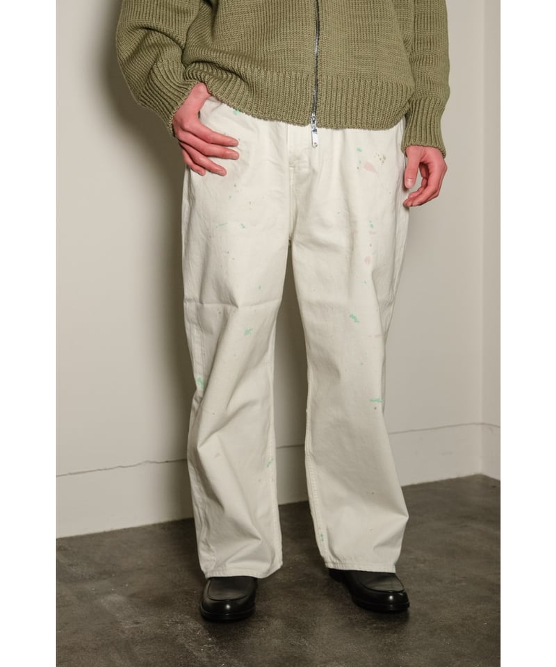 ANCELLM AGING WIDE 5P DENIM PANTS | MusterWerk ANCELLM AGING WIDE 5P DENIM PANTS | MusterWerk