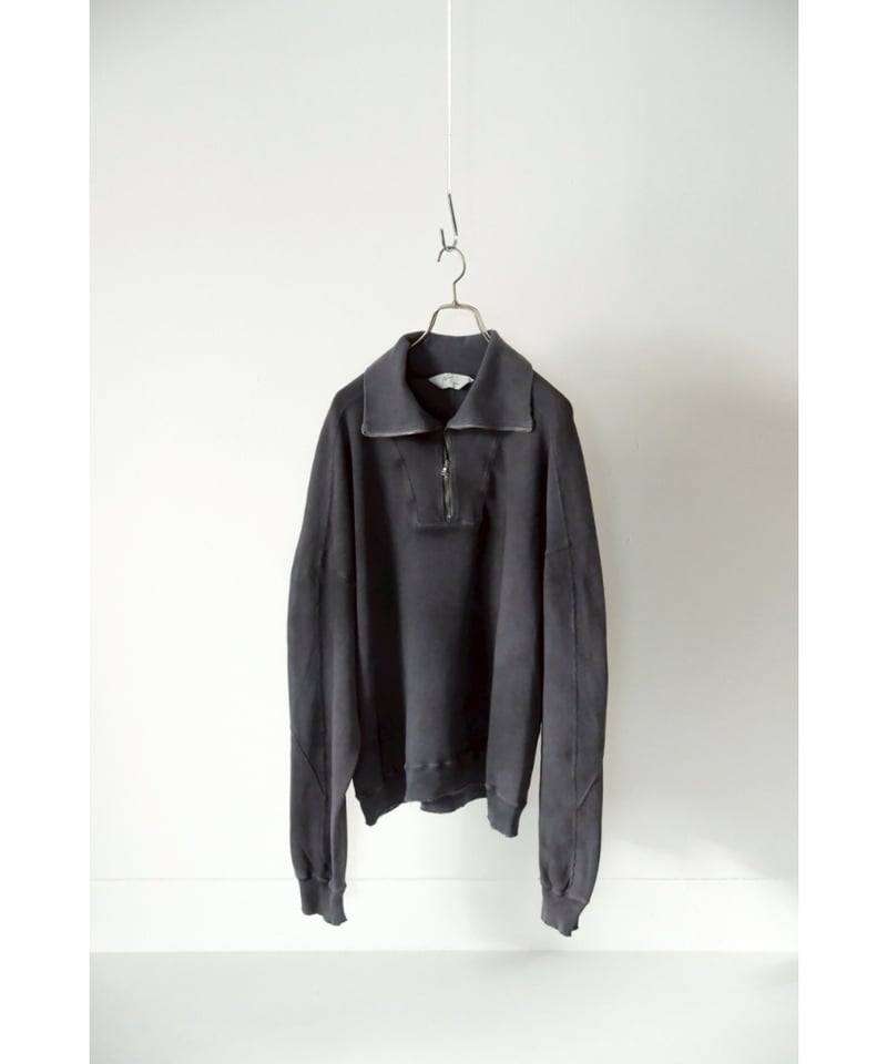 SMOOTH KNIT PULLOVER SHIRT(BLACK)