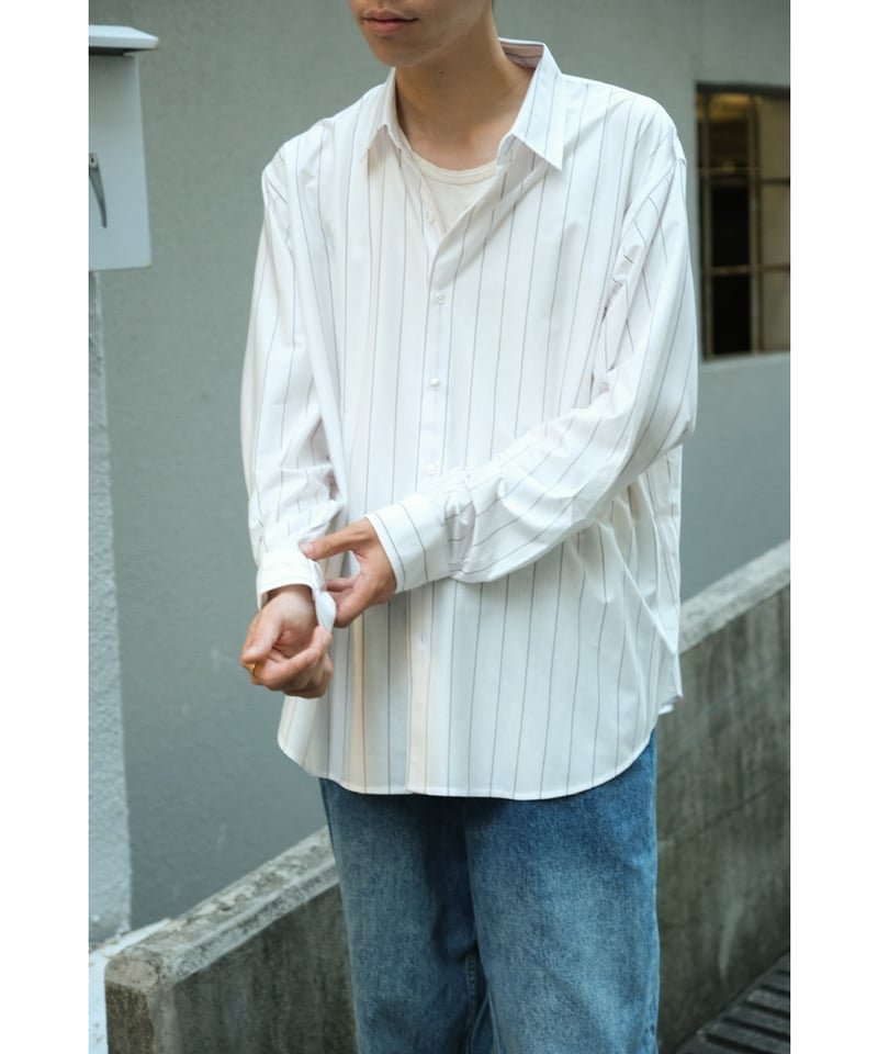 KANEMASA PHIL. 46G Atmosphere Stripe Shirt | Mu