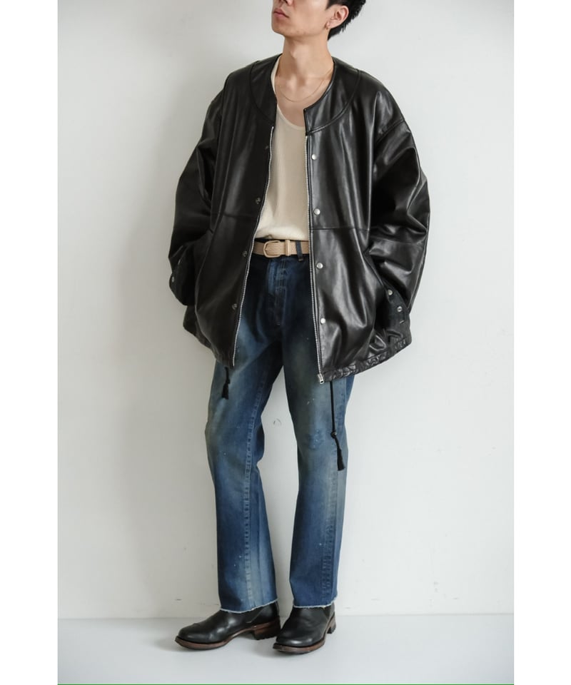 ANCELLM #07 SLIM STRAIGHT 5P DENIM PANTS | Must