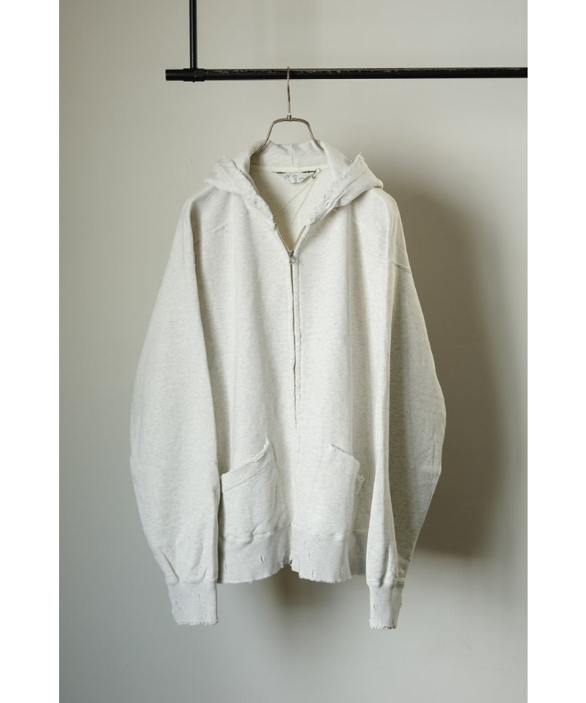 最終値下げANCELLM CRASH ZIP HOODIE ANCELLMアンセルムcrash zip hoodie ANC-CT44