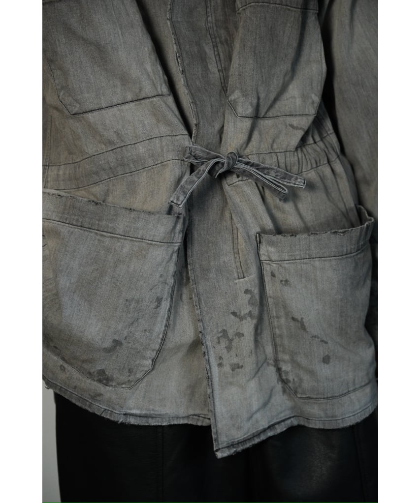 ANCELLM AGING DENIM SHIRT JACKET | MusterWerk Sud. ANCELLM AGING DENIM SHIRT JACKET | MusterWerk Sud.