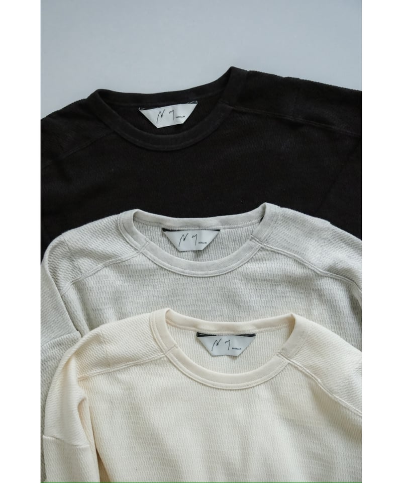 ANCELLM WAFFLE CREW NECK LS | MusterWerk Sud.