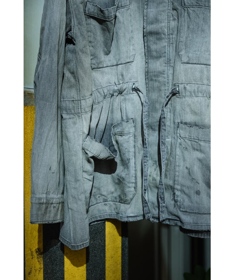ANCELLM AGING DENIM SHIRT JACKET | MusterWerk Sud.