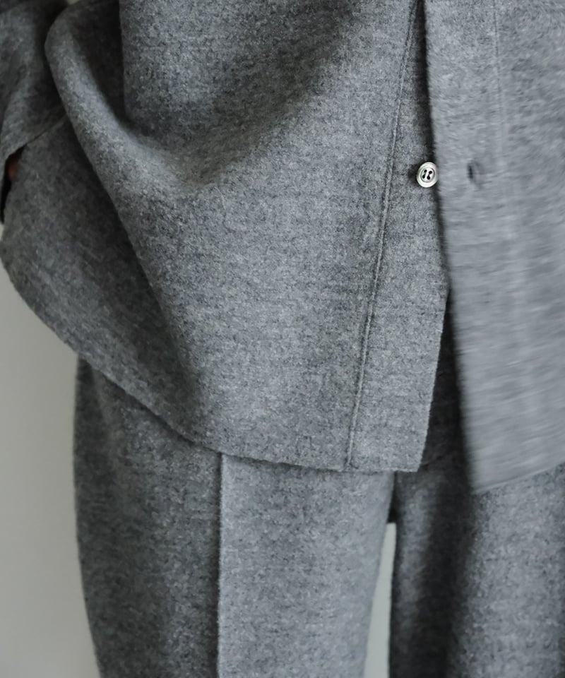 トップス Olde H&Daughter Wool Ds JK Charcoal Olde H&Daughter BOILED WOOL SHIRTS JK | MusterWerk