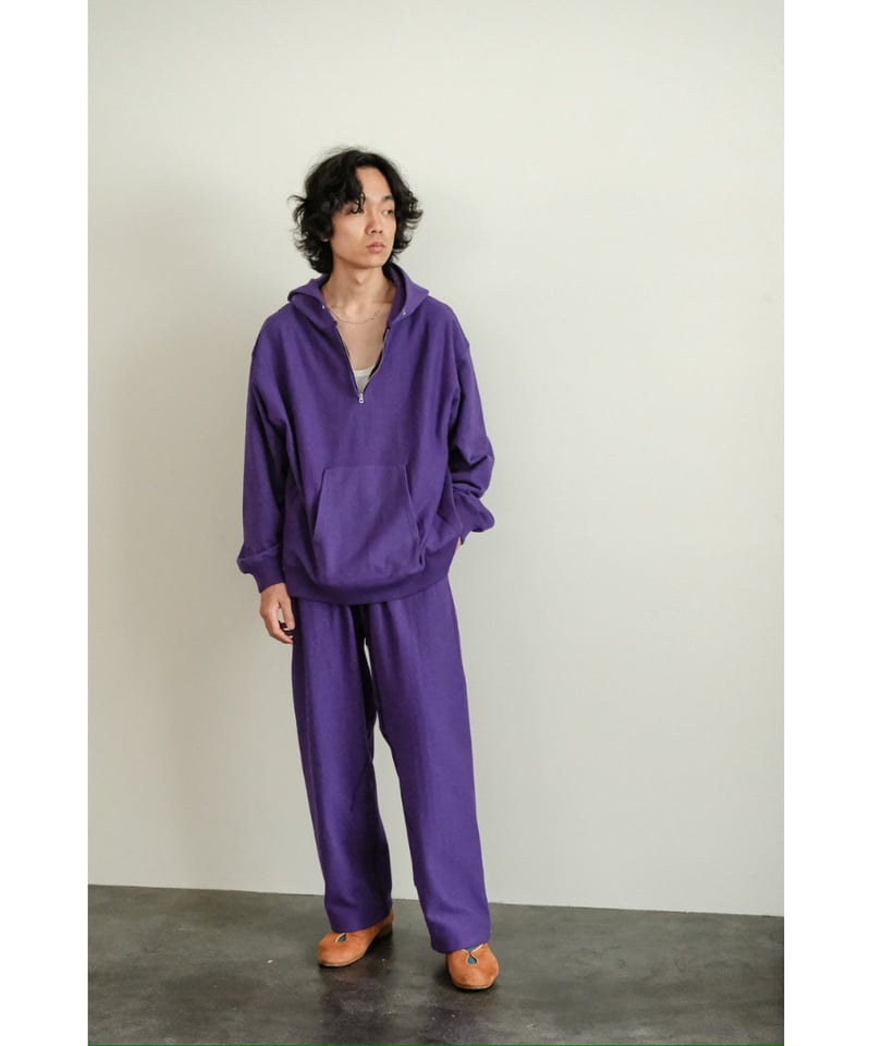 ULTERIOR FADED SILKY TERRY RW HALF ZIP HOODIE | ULTERIOR FADED SILKY TERRY RW HALF ZIP HOODIE |