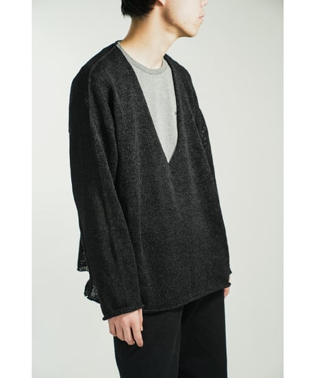obafer "Exclusive" 和紙 V Neck Pullover