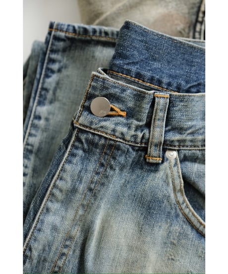 ANCELLM #01 MIDTAPERED 5P DENIM PANTS