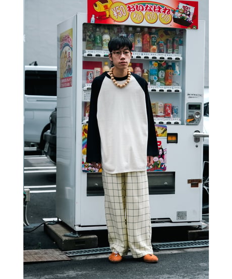 ANCELLM RAYON CHECK SLACKS
