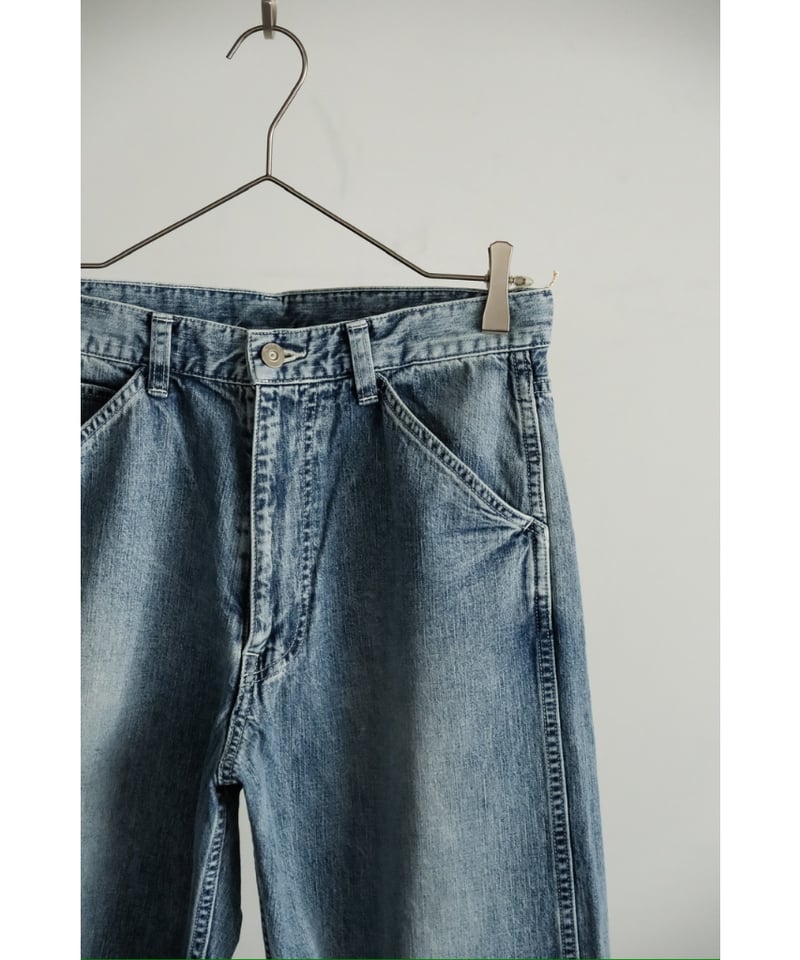 ULTERIOR FADED LIGHT DENIM PAINTER PANTS | Must