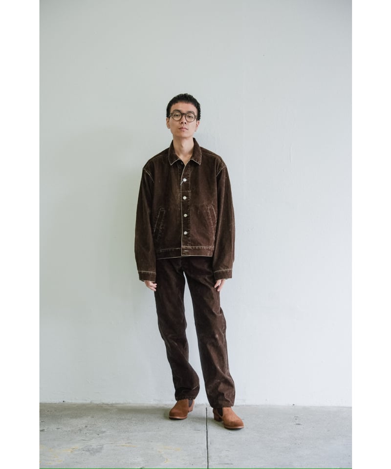 ハルキ　REVERBERATE for LECHOPPE ジャケット REVERBERATE FLOCKY JACKET | MusterWerk Sud.