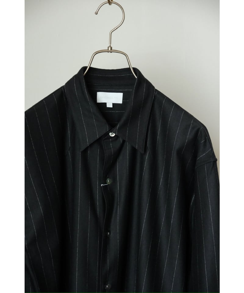 KANEMASA PHIL. 36G Ideal Wool Stripe Shirt | Mu