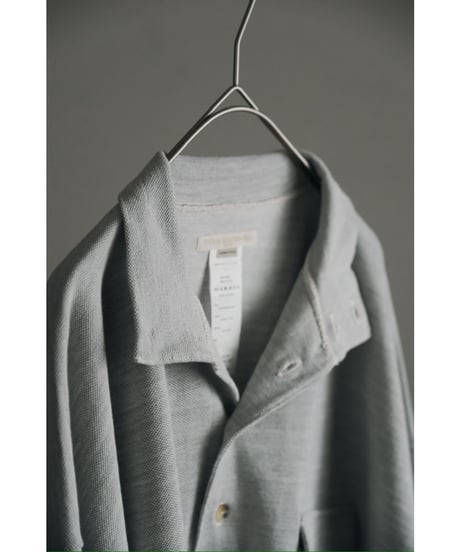 YE OLDE & NEW MAN RANDONNEUR MOCK POLO SHIRT (MIXED PIQUE)