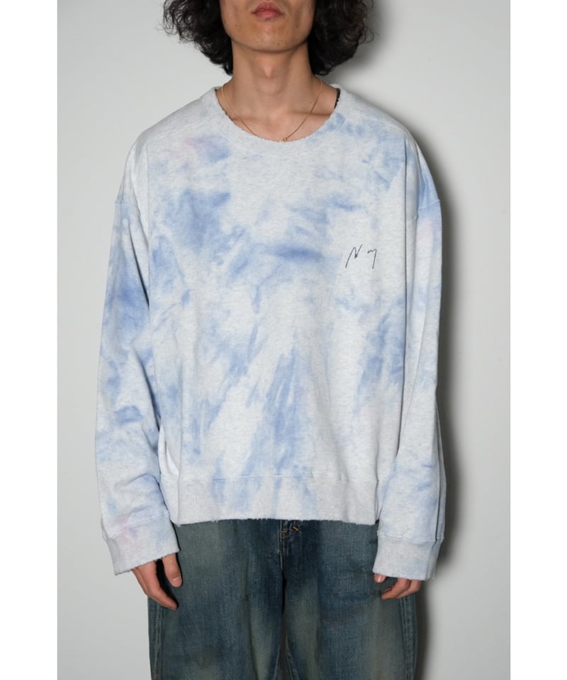 定価￥38,500 ANCELLM MARBLING SWEAT SHIRT ANCELLM MARBLING SWEAT SHIRT | MusterWerk Sud.