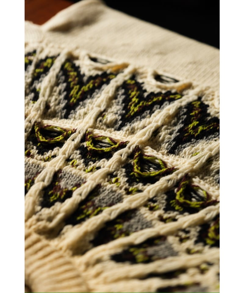 【新品未使用】COOHEM NORDIC KNIT C/D
BLACK COOHEM (コーヘン) KOHEN NORDIC KNIT CD / コウヘン