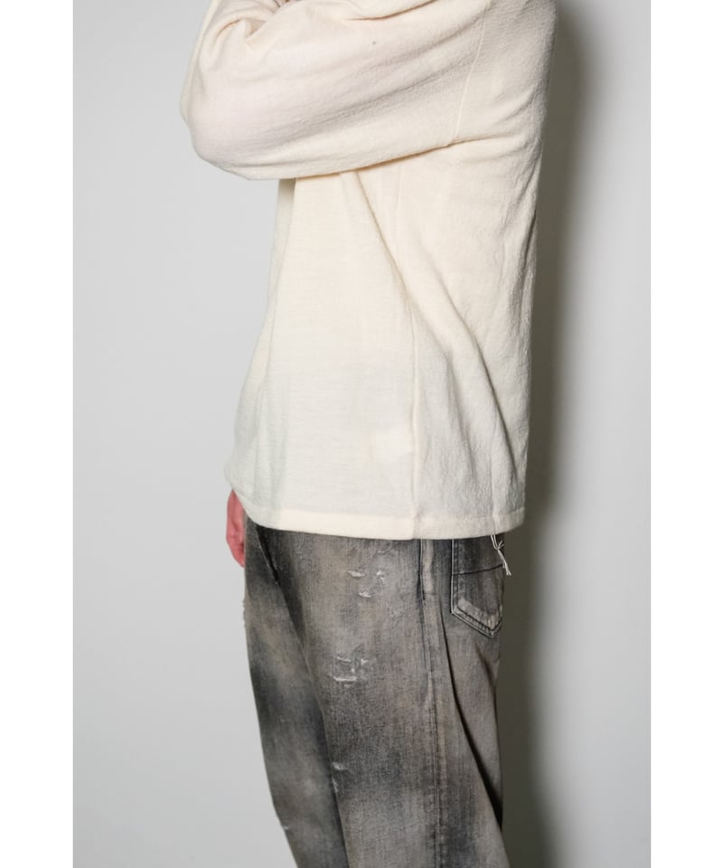 未使用級✨BISOWN ビソウン 24AW WOOL BASQUE TEE 3 未使用級✨BISOWN ビソウン 24AW WOOL BASQUE TEE 3 - メルカリ