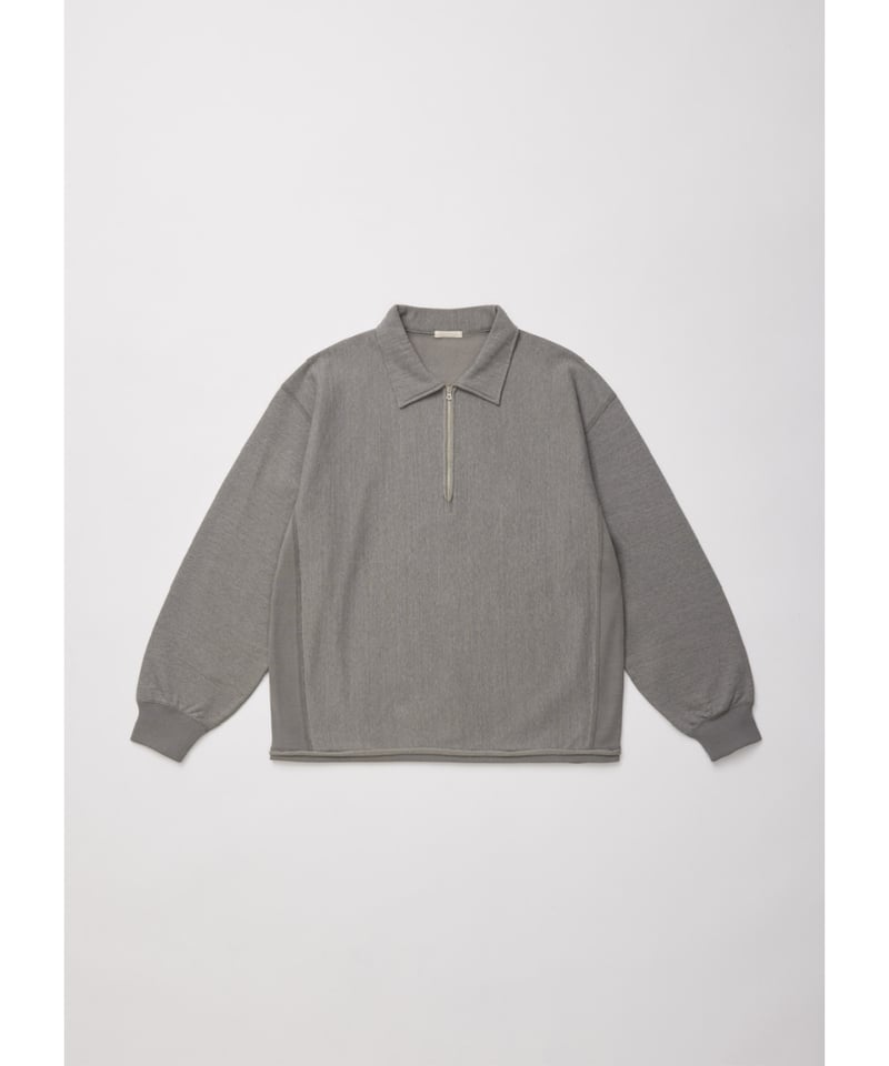 ULTERIOR FADED SILKY TERRY RW HALF ZIP P/O | Mu