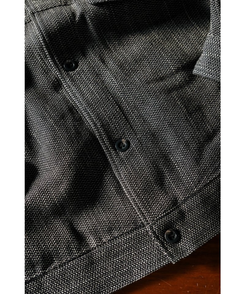 ジャケット・アウター ANCELLM MELANGE WOOL WORK SHIRT BLOUSON MELANGE WOOL WORK SHIRT BLOUSON(BROWN) – ANCELLM