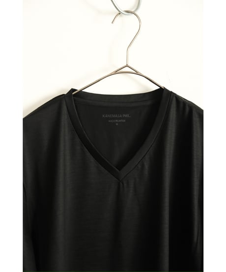 KANEMASA PHIL. "Exclusive" 36G Wool V Neck Tee