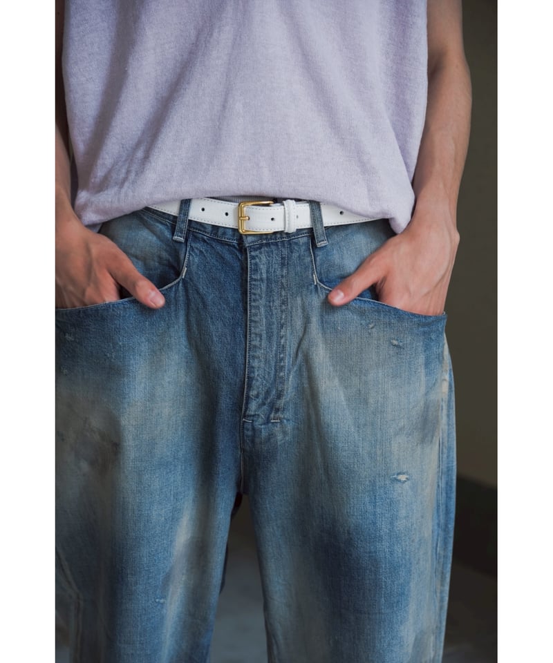 ANCELLM DENIM WIDE SLACKS | MusterWerk Sud.