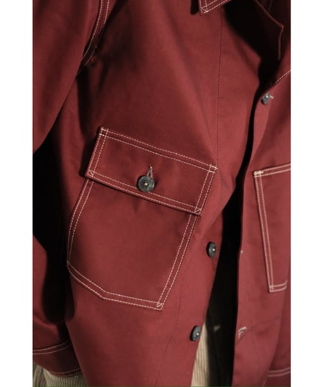 FAUVES "Exclusive" CARPENTER SHORT JACKET - CANVAS -