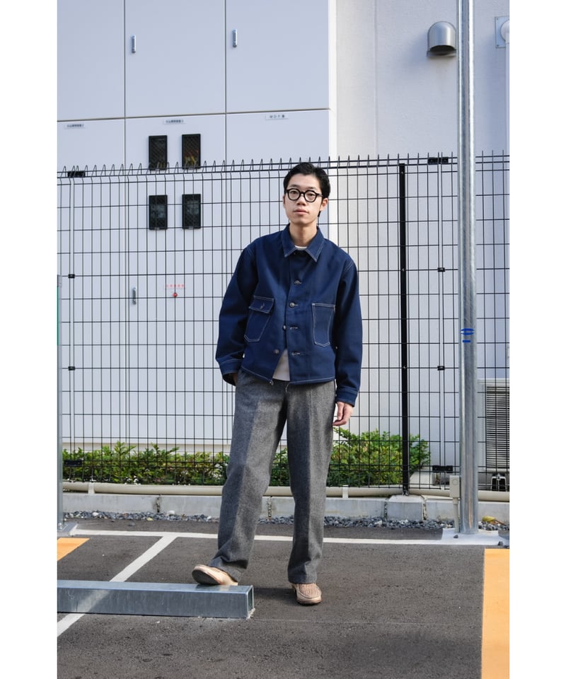 ジャケット・アウター FAUVES CARPENTER SHORT JACKET - DENIM FAUVES 