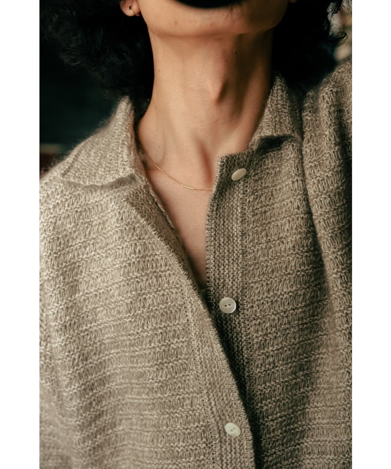 トップス OLDE H&DAUGHTER SILK MOHAIR WRAP SHIRTS Olde H & Daughter SILK MOHAIR WRAP STITCHES SHI