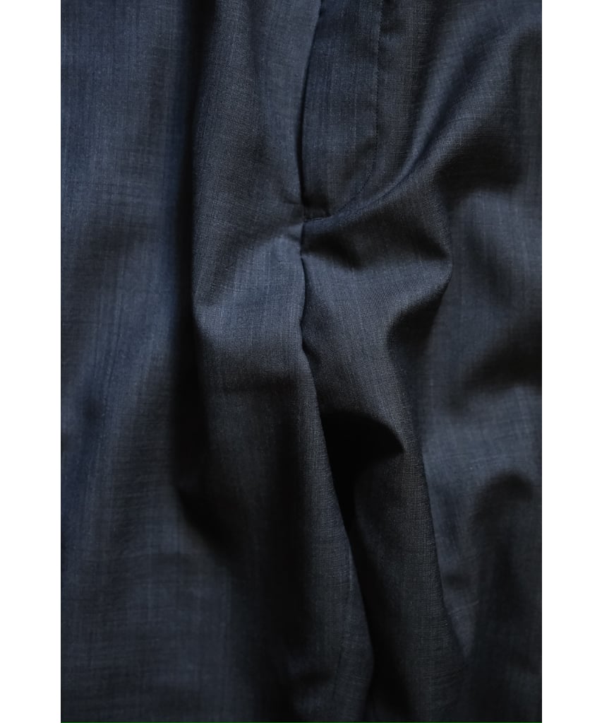 BISOWN SHEER WOOL PLEATSTUCK SLACKS | MusterWer BISOWN SHEER WOOL PLEATSTUCK SLACKS | MusterWer