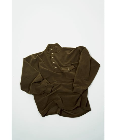 YE OLDE & NEW MAN RANDONNEUR MOCK POLO SHIRT(LIGHT BOA)