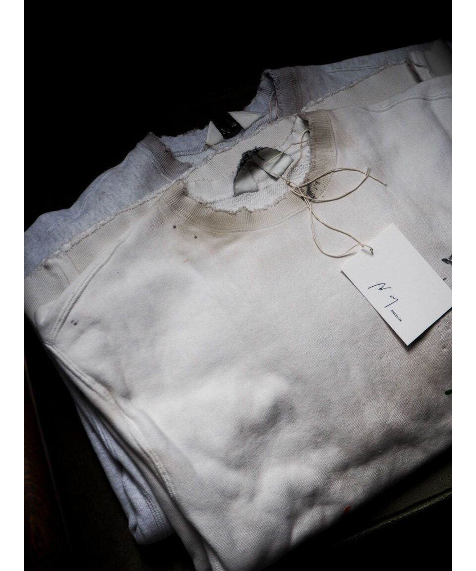 ANCELLM HAND PAINTING SWEAT SHIRT | MusterWerk ANCELLM HAND PAINTING SWEAT SHIRT | MusterWerk