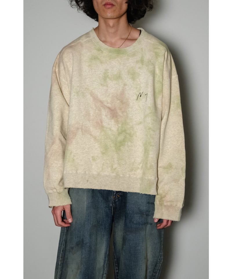 ANCELLM MARBLING SWEAT SHIRT | MusterWerk Sud.