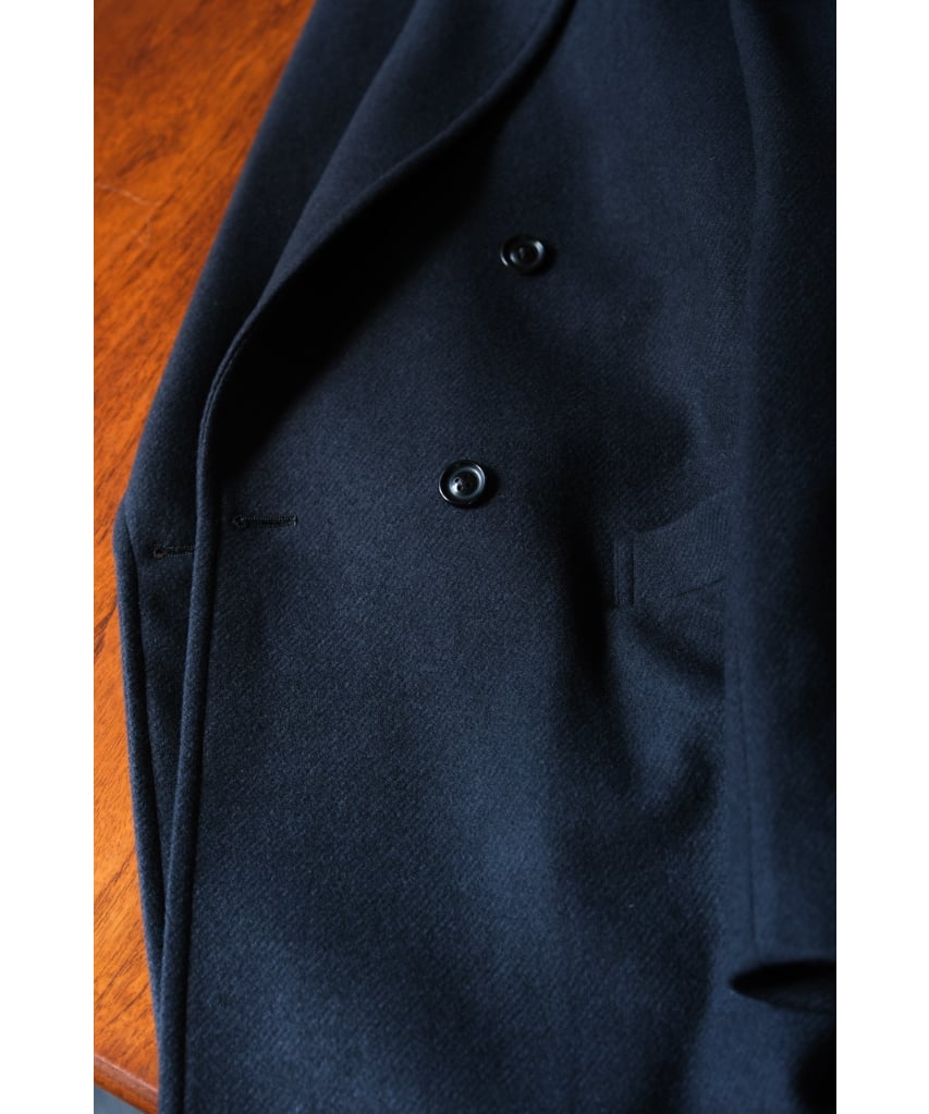 ULTERIOR CHAMBRAY SOFT MELTON DB JKT | MusterWe ULTERIOR CHAMBRAY SOFT MELTON DB JKT | MusterWe