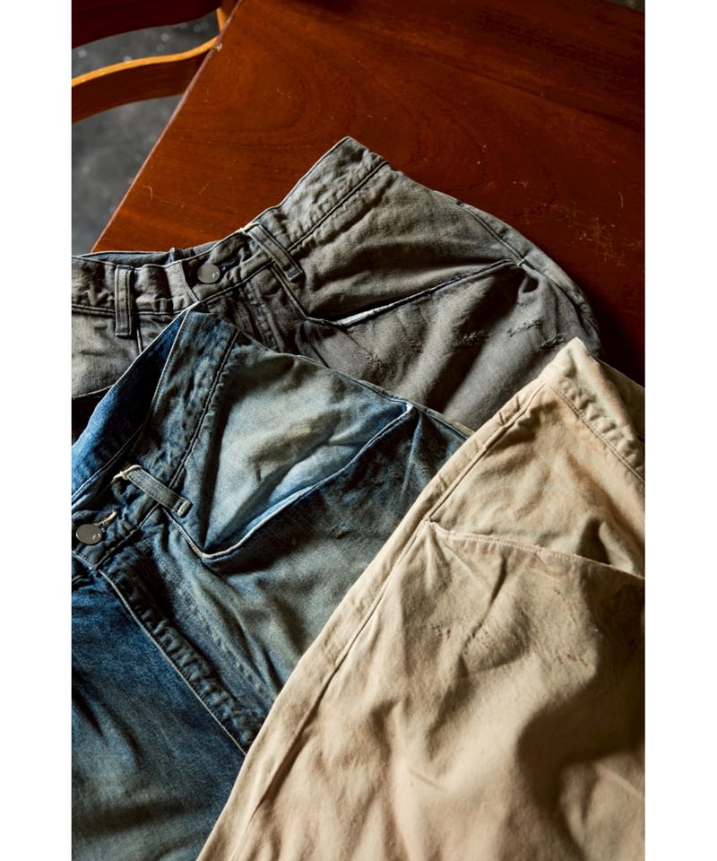 即完売 25aw ANCELLM アンセルム DENIM WIDE SLACKS ANCELLM/アンセルム/DENIM WIDE SLACKS | GARDEN（ガーデン